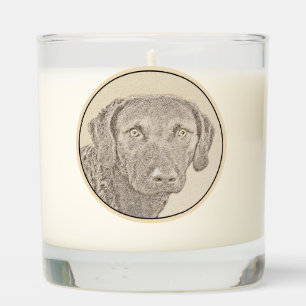 Chesapeake Bay Retriever Painting Original Dog Art Scented Candle