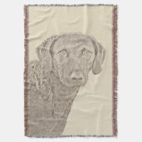 Chesapeake Bay Retriever Painting Original Dog Art