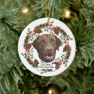 Chesapeake Bay Retriever Personalized Pet Ornament