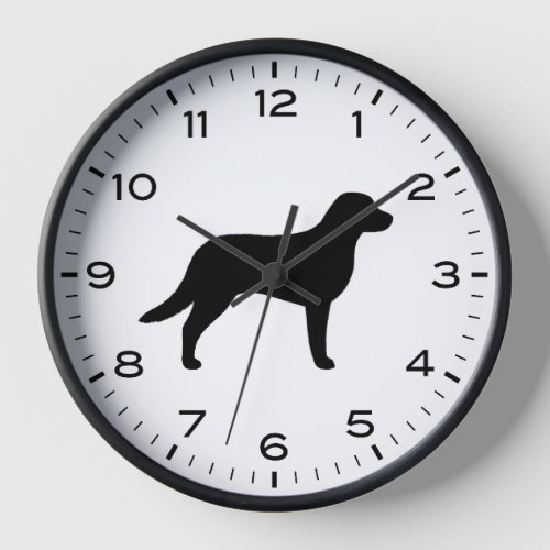 Chesapeake Bay Retriever Silhouette Chessie Clock