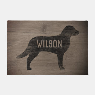 Chesapeake Bay Retriever Silhouette Chessie Custom Doormat