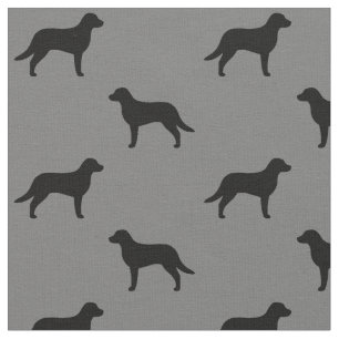 Chesapeake Bay Retriever Silhouettes Chessies Fabric