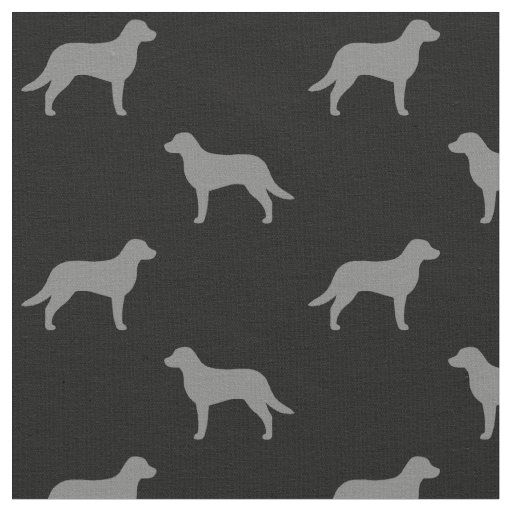 Chesapeake Bay Retriever Silhouettes Chessies Fabric