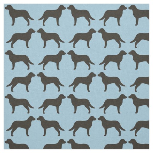 Chesapeake Bay Retriever Silhouettes Chessies Fabric