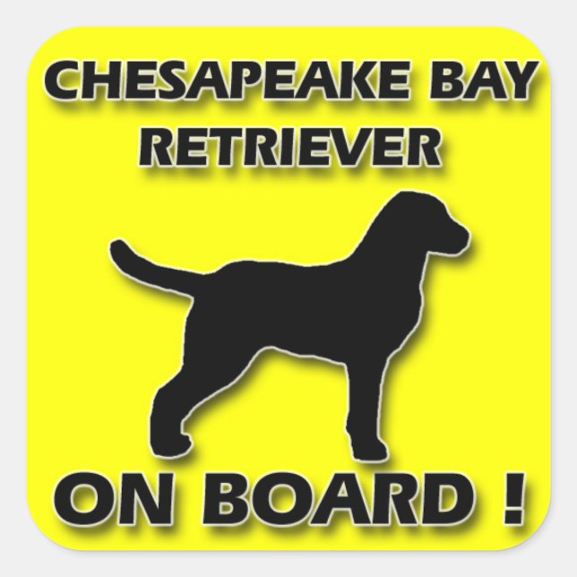 Chesapeake Bay Retriever sticker (Front)