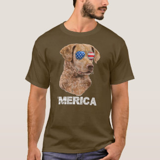 Chesapeake Bay Retriever Sunglasses American USA T-Shirt