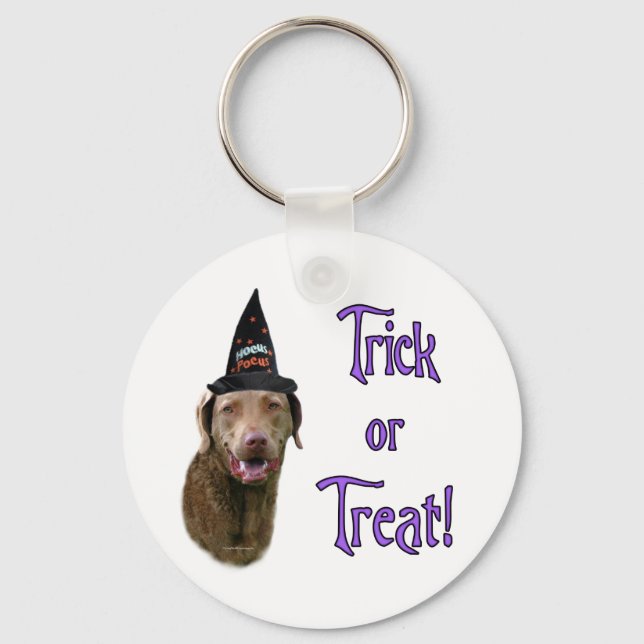 Chesapeake Bay Retriever Trick Keychain (Front)