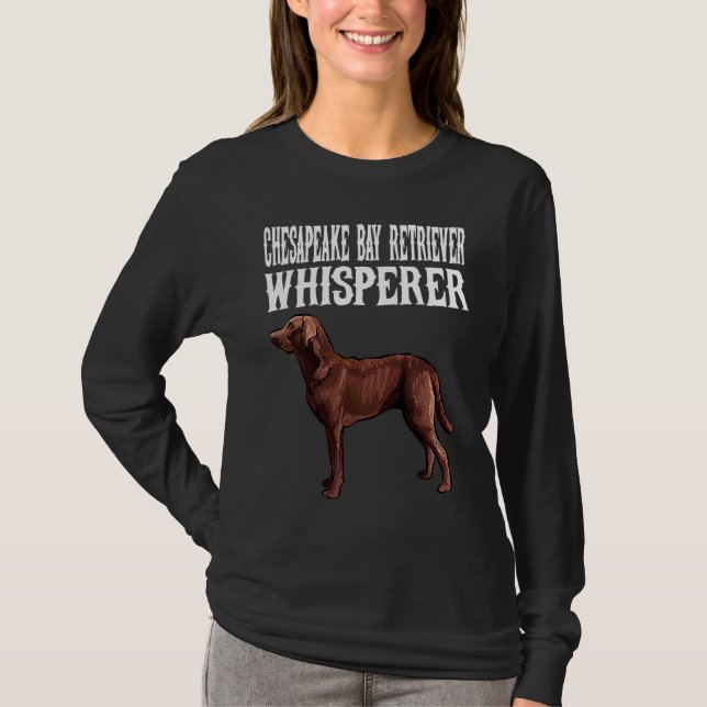 Chesapeake Bay Retriever Whisperer Dog T-Shirt (Front)