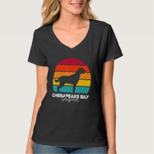 Chesapeake Bay Retriever Whisperer Retro T-Shirt