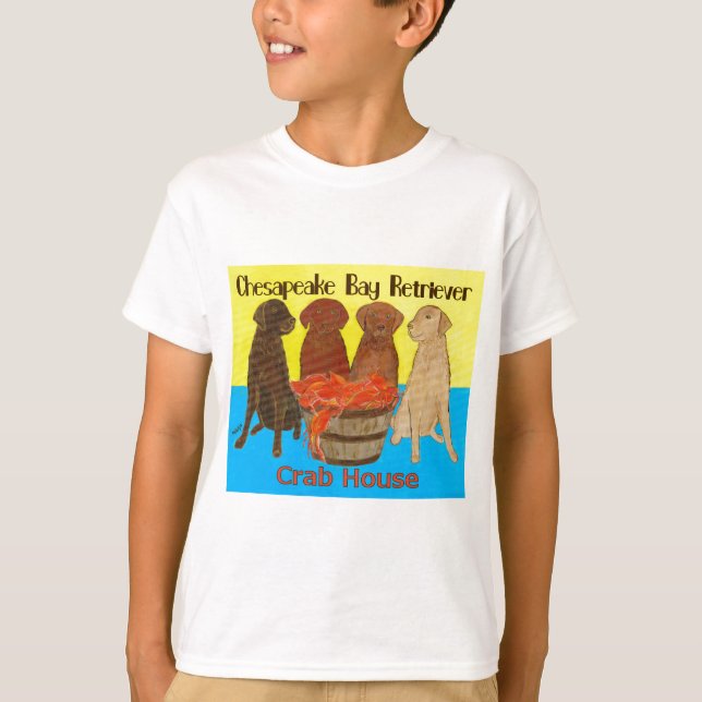 Chesapeake Bay Retriver Crabhouse T-Shirt (Front)