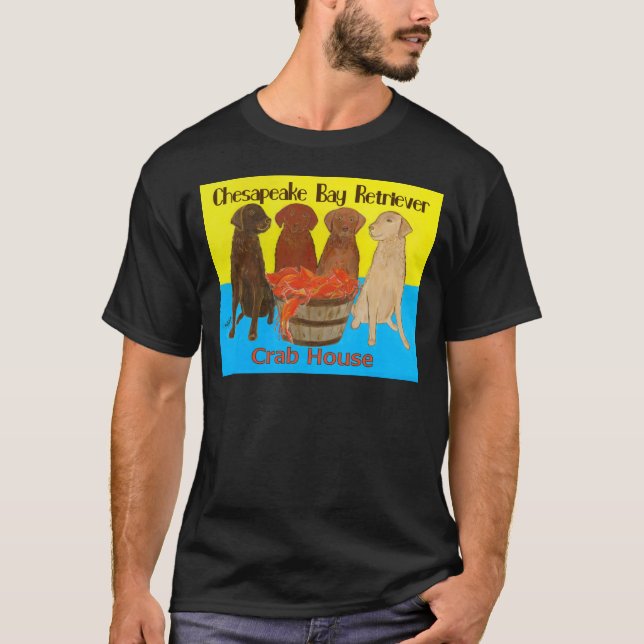Chesapeake Bay Retriver Crabhouse T-Shirt (Front)