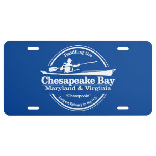 Chesapeake Bay (SK) License Plate