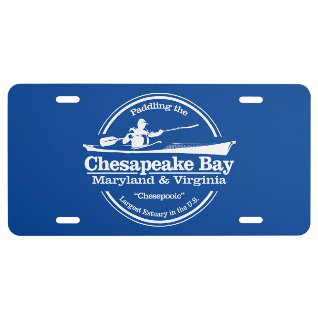 Chesapeake Bay (SK) License Plate (Front)