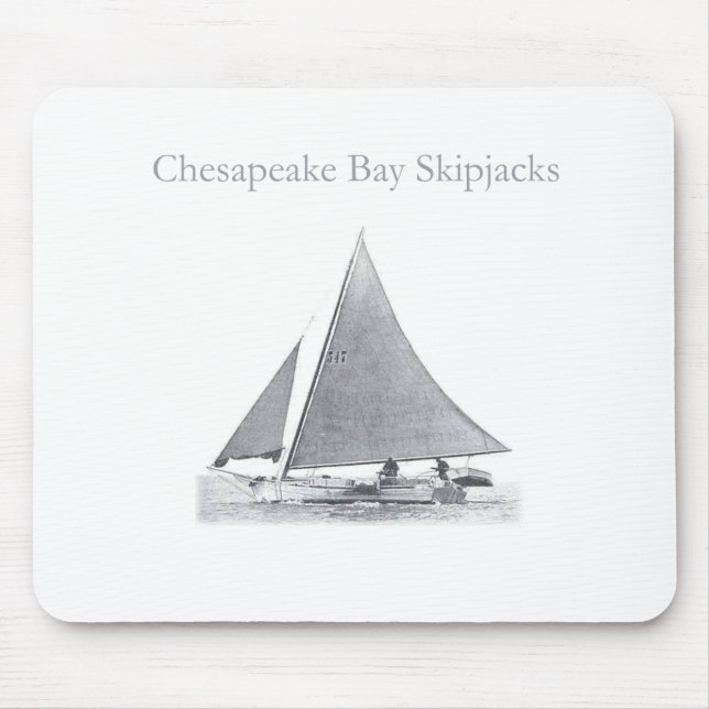 Chesapeake Bay Skipjacks Mouse Pad (Front)