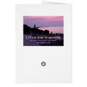 Chesapeake Bay sunset Cards (Back)