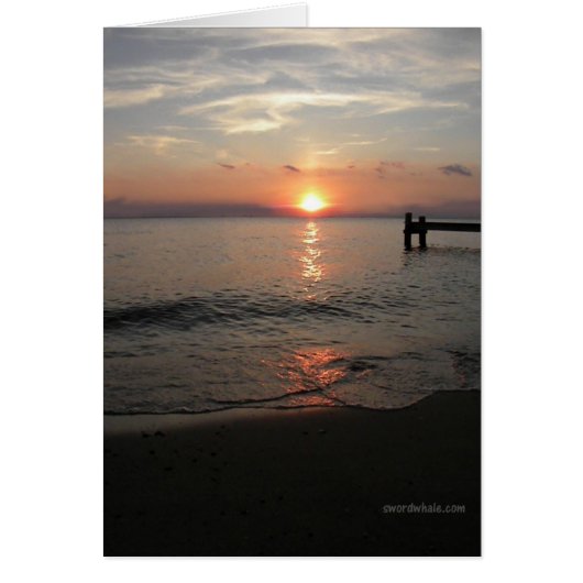 Chesapeake Bay sunset Cards (Front)