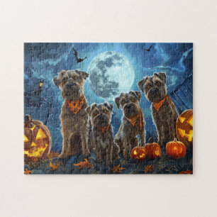 Chesapeake Bay Terrier Halloween Spooky Jigsaw Puzzle