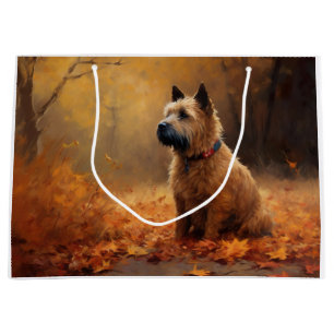 Chesapeake Bay Terrier in Autumn Leave Large Gift Bag