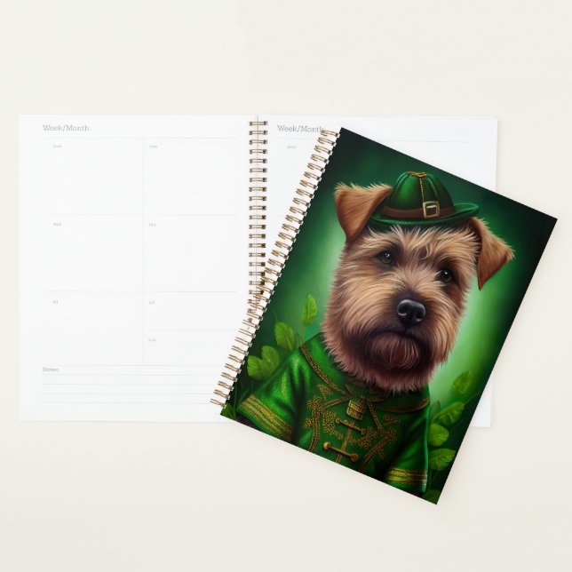 Chesapeake Bay Terrier in St. Patrick's Day Dress Planner (Display)