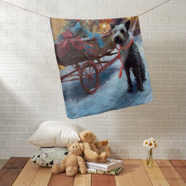 Chesapeake Christmas Festive Season Baby Blanket (In Situ)