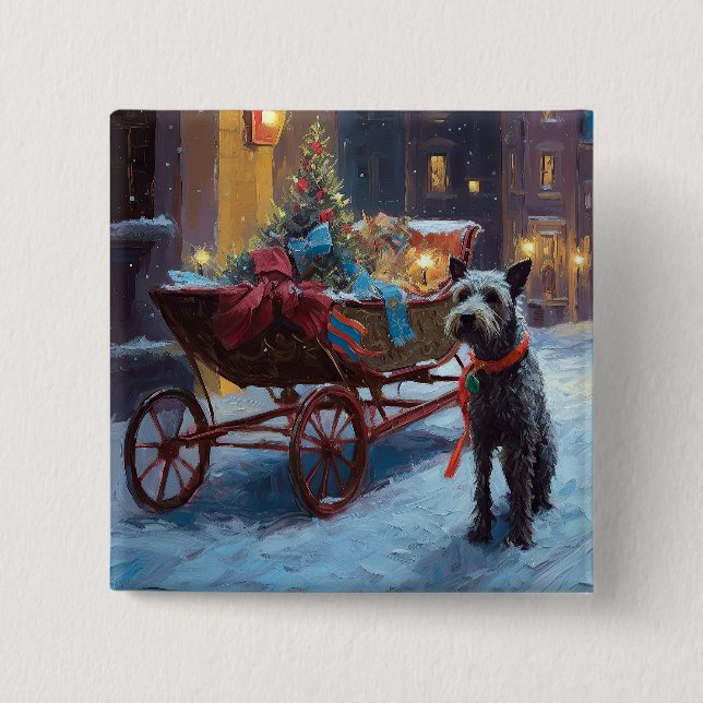 Chesapeake Christmas Festive Season Button (Front)