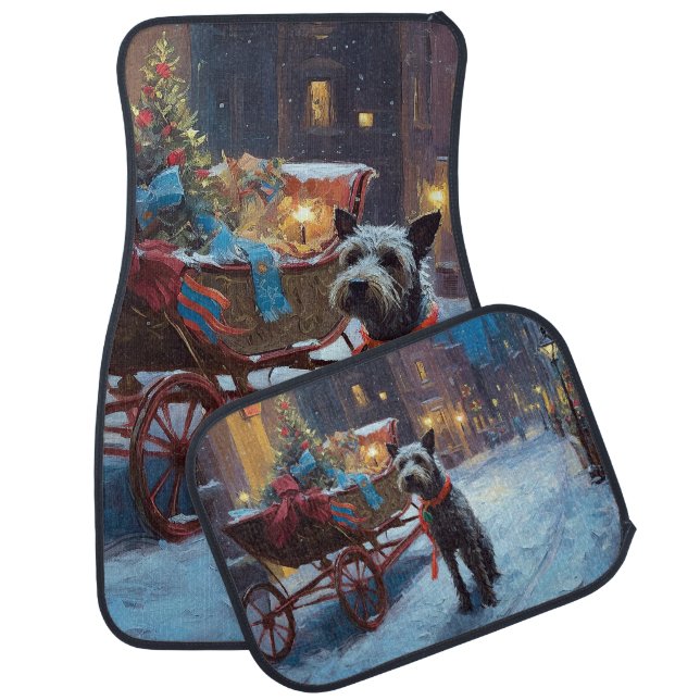 Chesapeake Christmas Festive Season Car Floor Mat (Set)