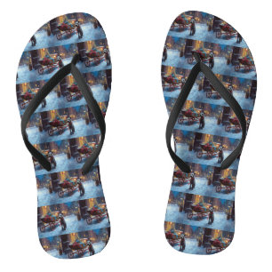 Chesapeake Christmas Festive Season Flip Flops