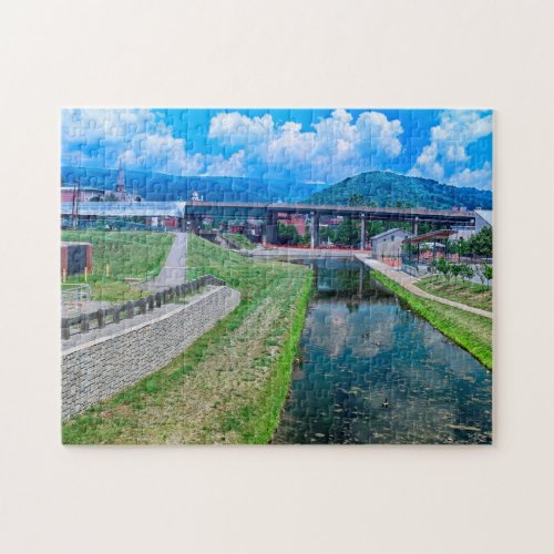 Chesapeake  Ohio Canal Maryland Jigsaw Puzzle