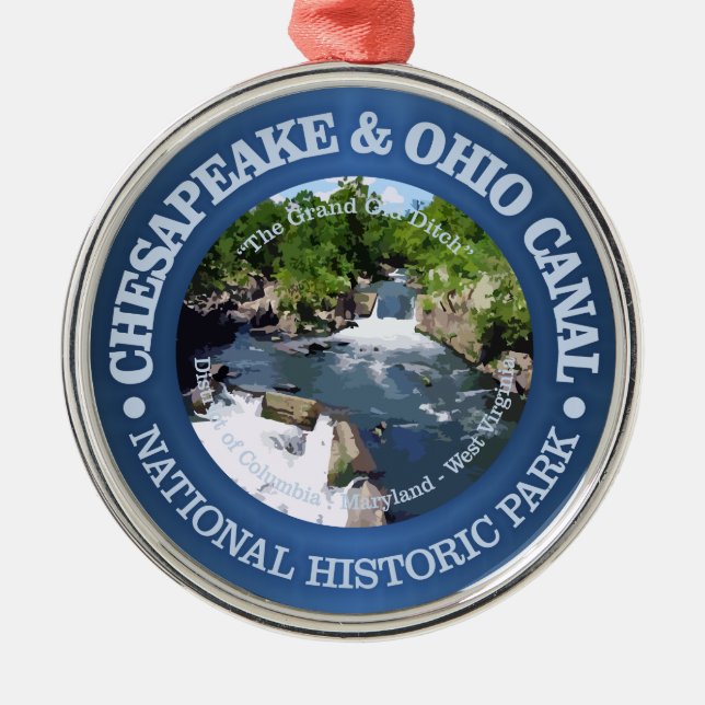 Chesapeake & Ohio Canal NHP Metal Ornament (Front)