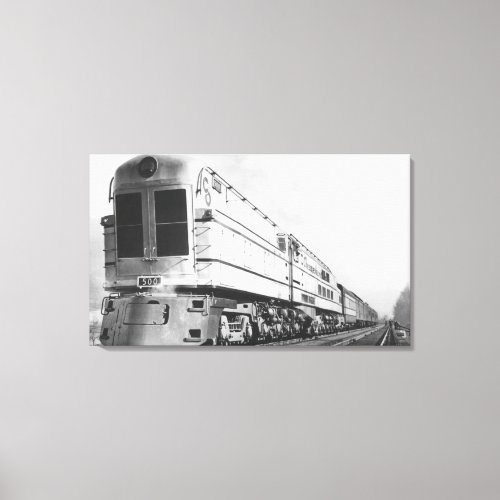 Chesapeake  Ohio Railroad 500 Locomotive Canvas Print