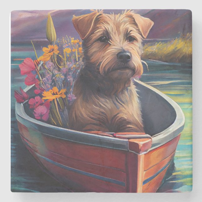 Chesapeake on a Paddle: A Scenic Adventure Stone Coaster (Front)