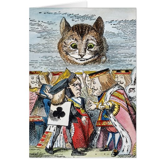Cheshire Cat, 1865 Cards (Front)