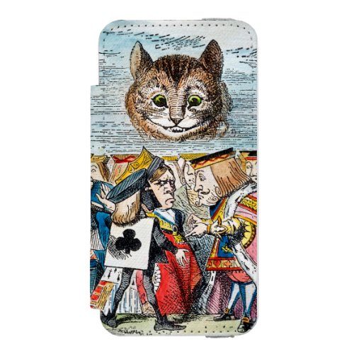 Cheshire Cat 1865 Wallet Case For iPhone SE55s