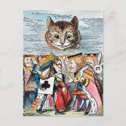 Cheshire Cat 1865 Postcard