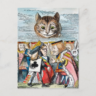 Cheshire Cat, 1865 Postcard