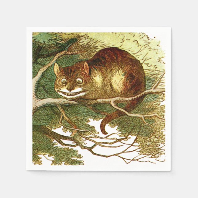 Cheshire Cat 2 Paper Napkins (Front)