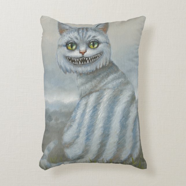 Cheshire Cat Accent Pillow (Front(Vertical))