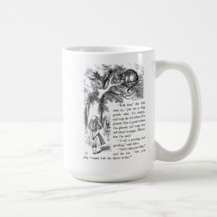 Cheshire cat , “ Alice in Wonderland ” Coffee Mug