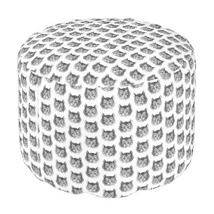 Cheshire Cat Alice in Wonderland CUSTOM COLOR Pouf