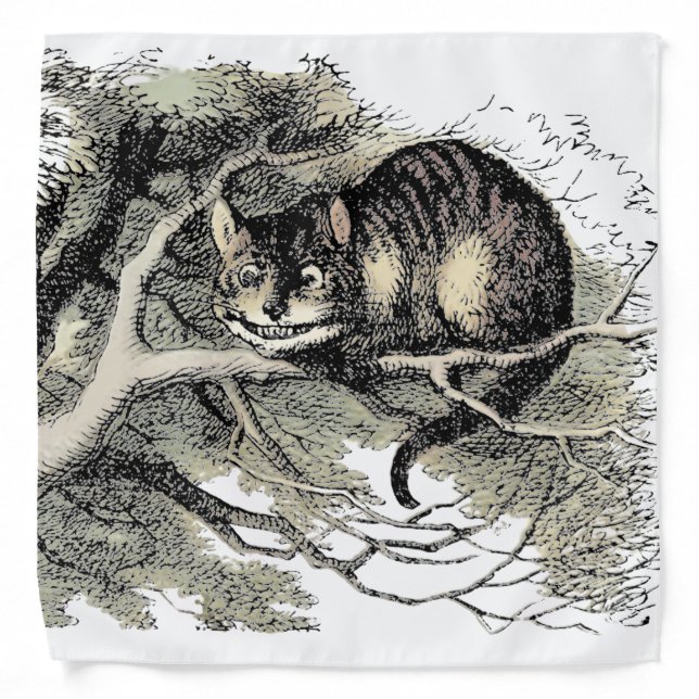Cheshire Cat Alice Wonderland Classic Bandana (Front)