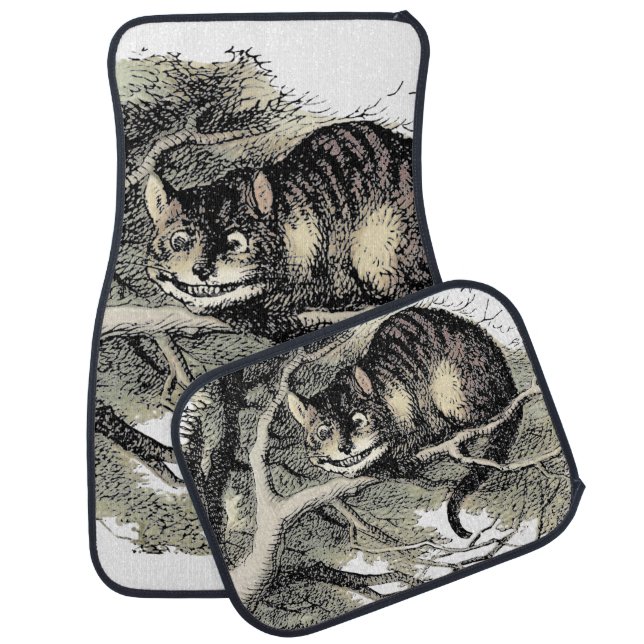 Cheshire Cat Alice Wonderland Classic Car Floor Mat (Set)