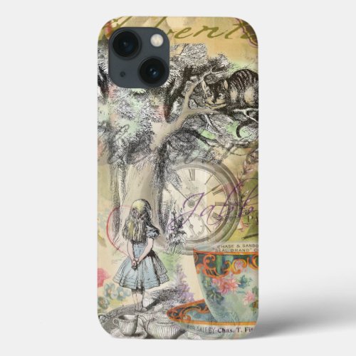 Cheshire Cat Alice Wonderland Classic iPhone 13 Case