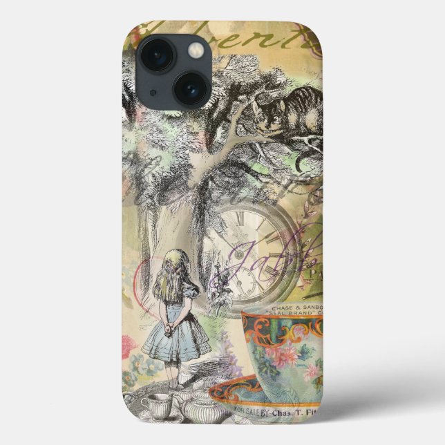 Cheshire Cat Alice Wonderland Classic Case-Mate iPhone Case (Back)