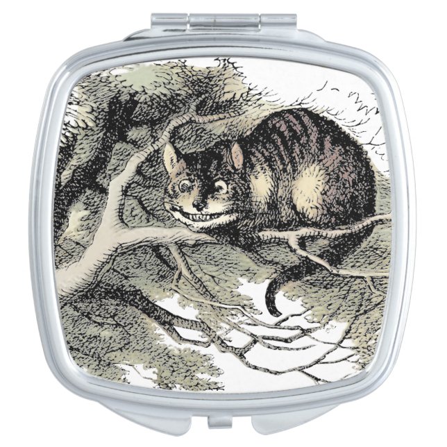 Cheshire Cat Alice Wonderland Classic Compact Mirror (Front)