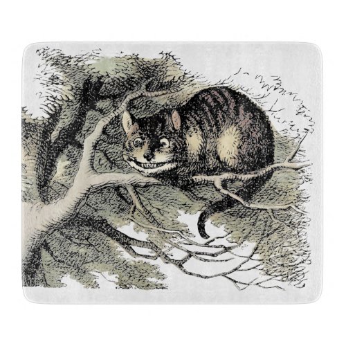 Cheshire Cat Alice Wonderland Classic Cutting Board