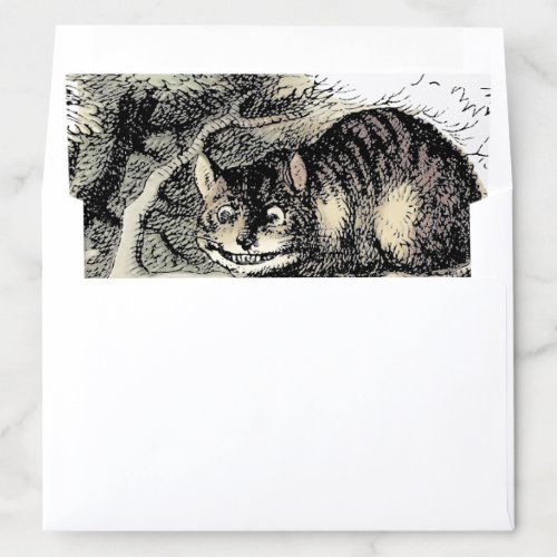Cheshire Cat Alice Wonderland Classic Envelope Liner
