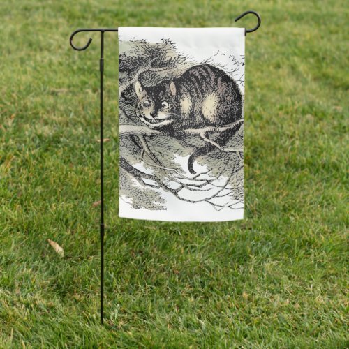 Cheshire Cat Alice Wonderland Classic Garden Flag