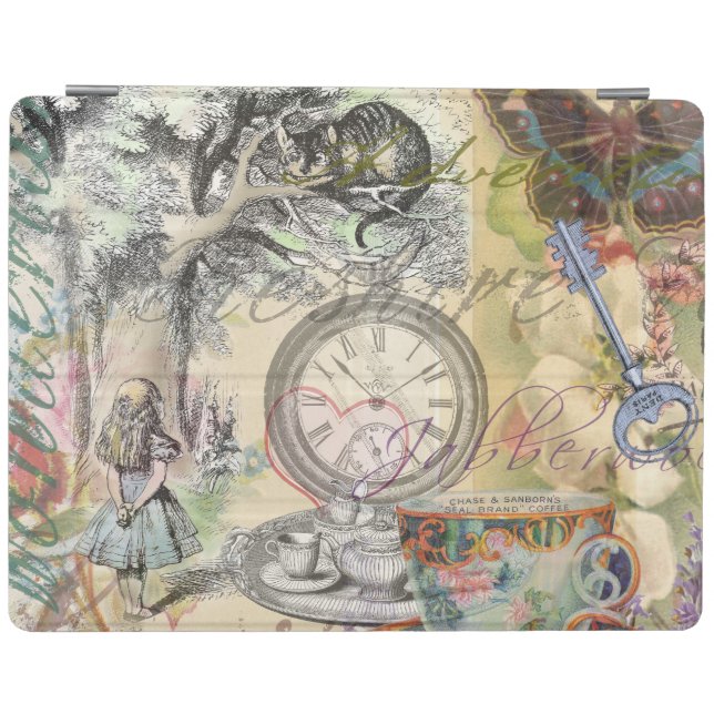 Cheshire Cat Alice Wonderland Classic iPad Smart Cover (Horizontal)