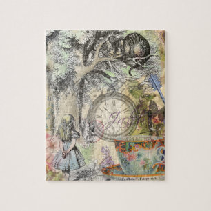 Cheshire Cat Alice Wonderland Classic Jigsaw Puzzle