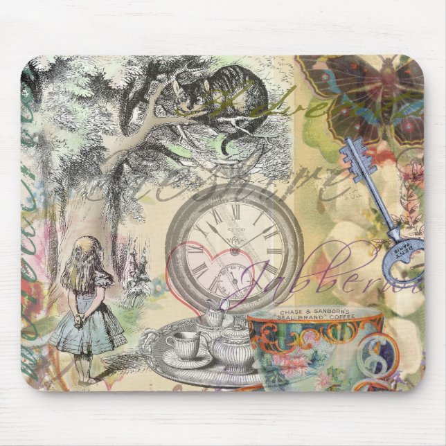 Cheshire Cat Alice Wonderland Classic Mouse Pad (Front)